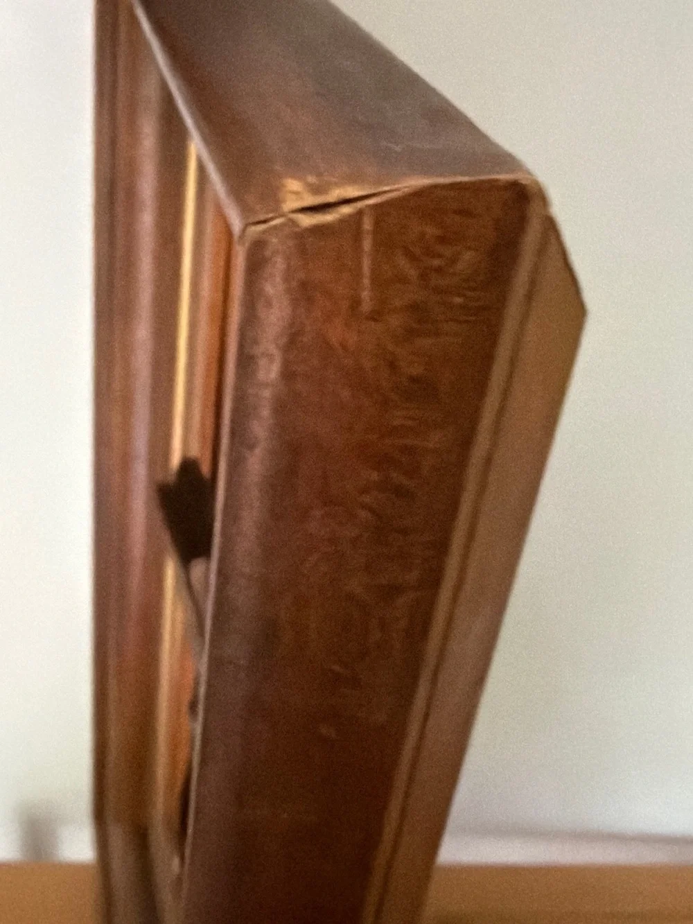 Vintage Mid Century Wood Framed Butterfly & Rose 3D Wall Art Copper Sculpture